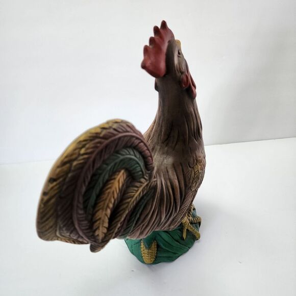 Handpainted Large Ceramic Rooster - Picture 5 of 7
